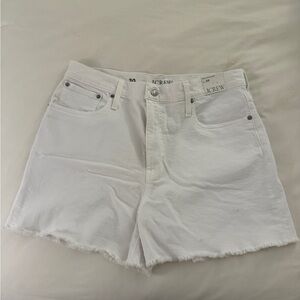 J. Crew Women's Crisp White Jean Shorts